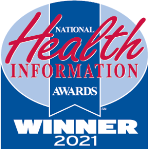 One-time Bronze and Two-time Merit 2021 National Health Information Awards Winner