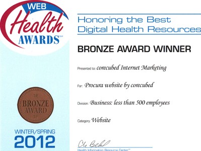 2012 Bronze Web Health Award