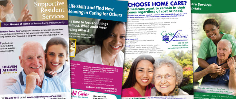 home care marketing flyers