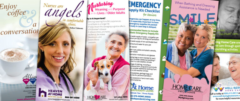 home care marketing rack cards