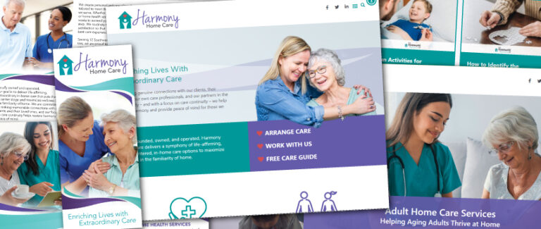 Harmony Home Care_corecubed branding
