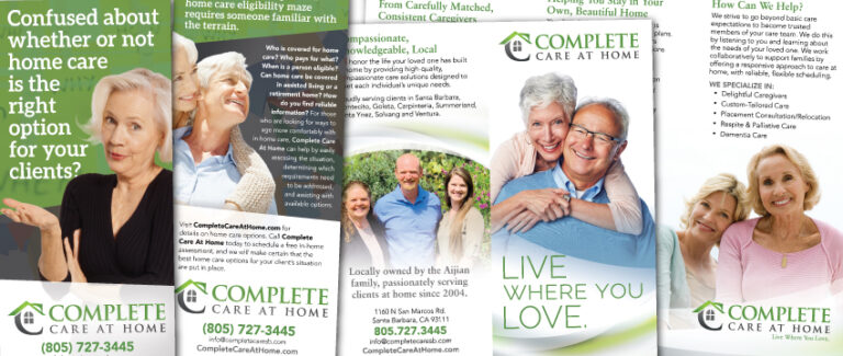brochure and rack card