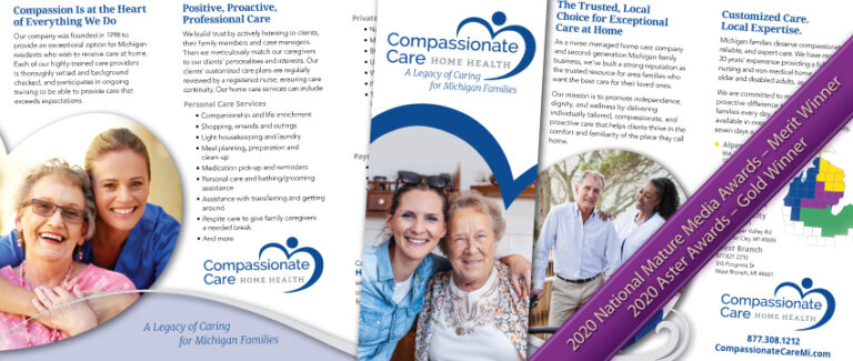 Compassionate Care Home Health Services - Award Winning Brochure