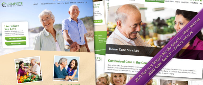 Complete Care at Home's Award-Winning Website