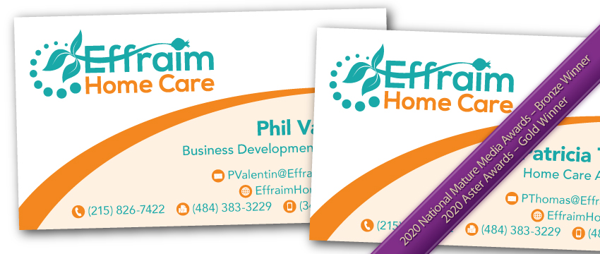 Effraim Home Care - Award Winning Logo and Stationery