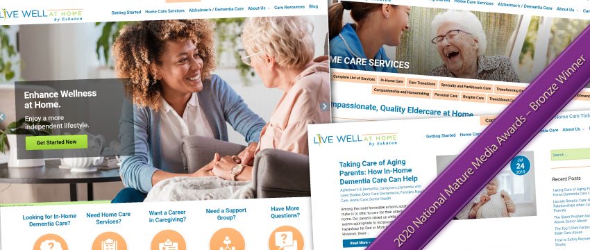 Live Well at Home's Award-Winning Website