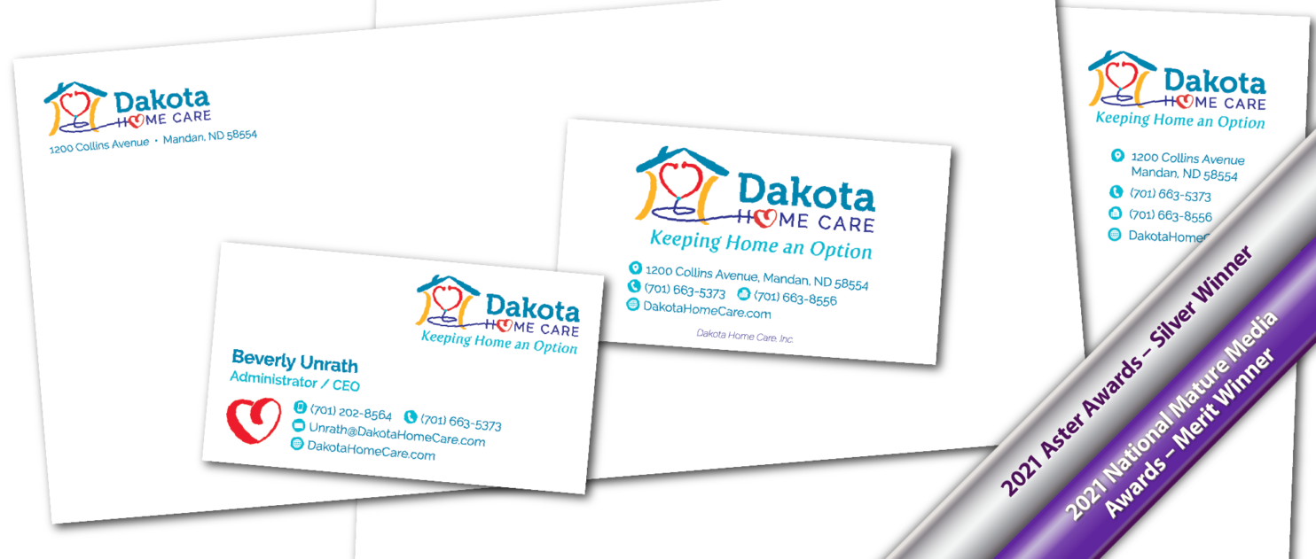 Dakota Home Care Logo and Sationery