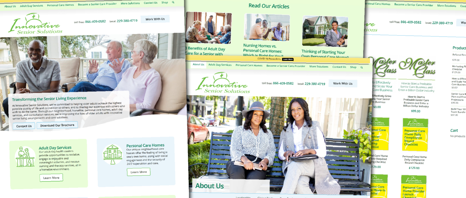 Innovative Senior Solutions New Website