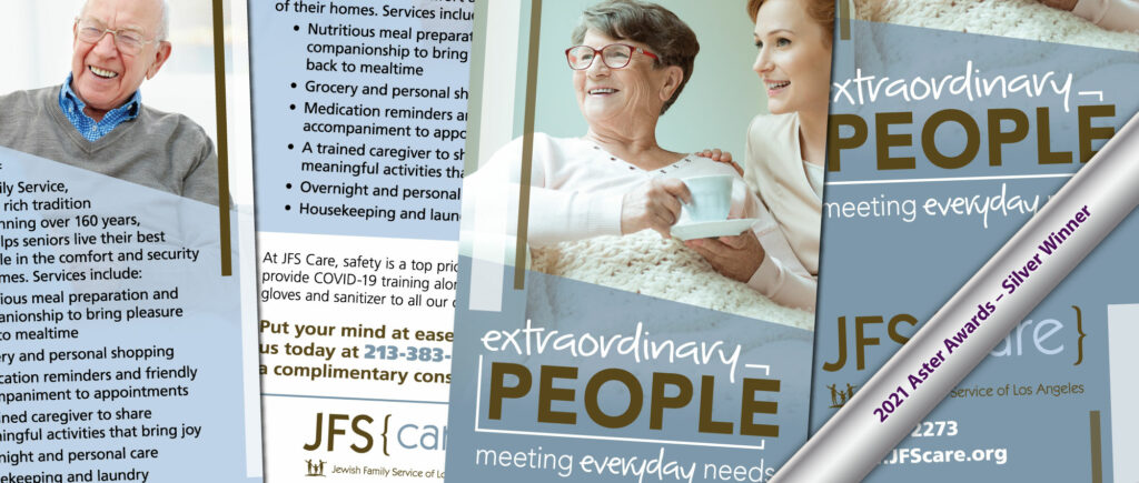 JFS Care Extraordinary People Rack Card