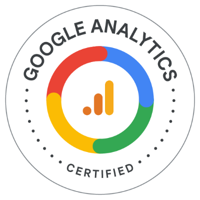 Google Analytics - Certified badge