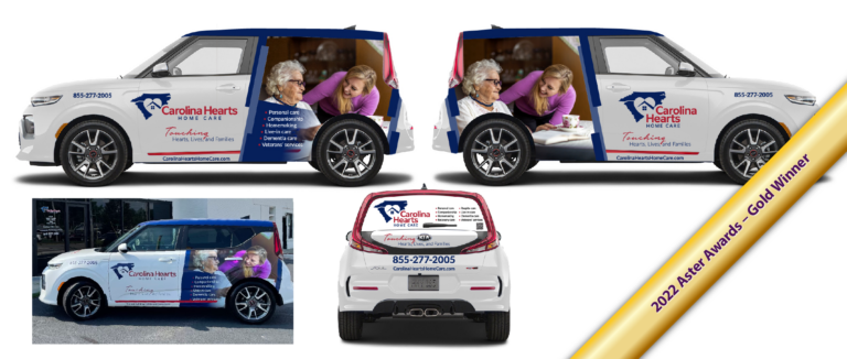 Carolina Hearts Vehicle Wrap