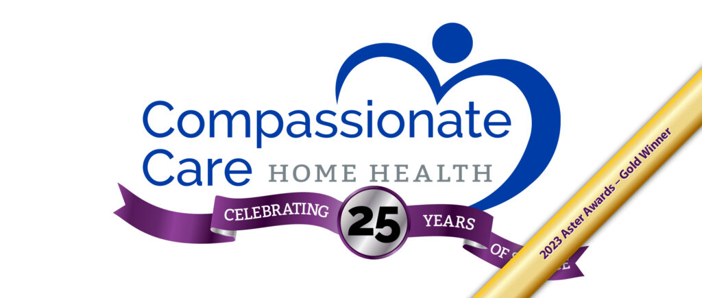 Compassionate Care Home Health - Anniversary Logo | corecubed