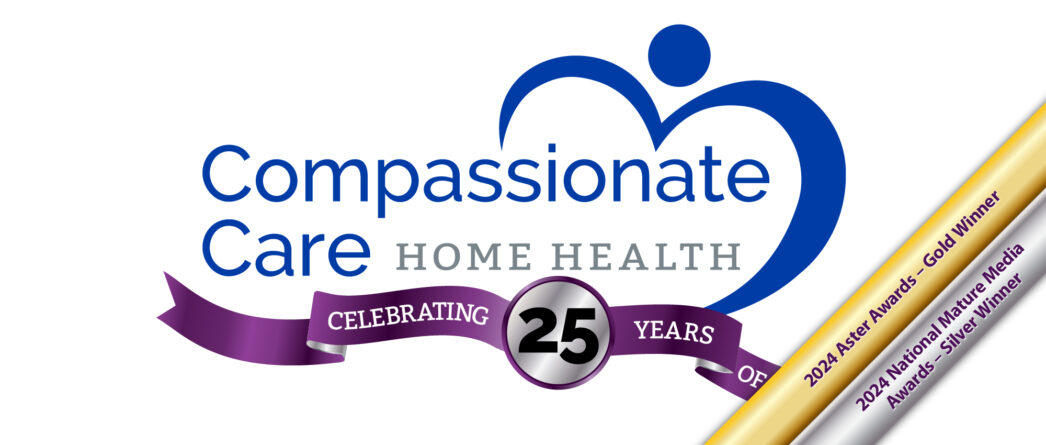 Compassionate Care Home Health - 25th Anniversary Logo