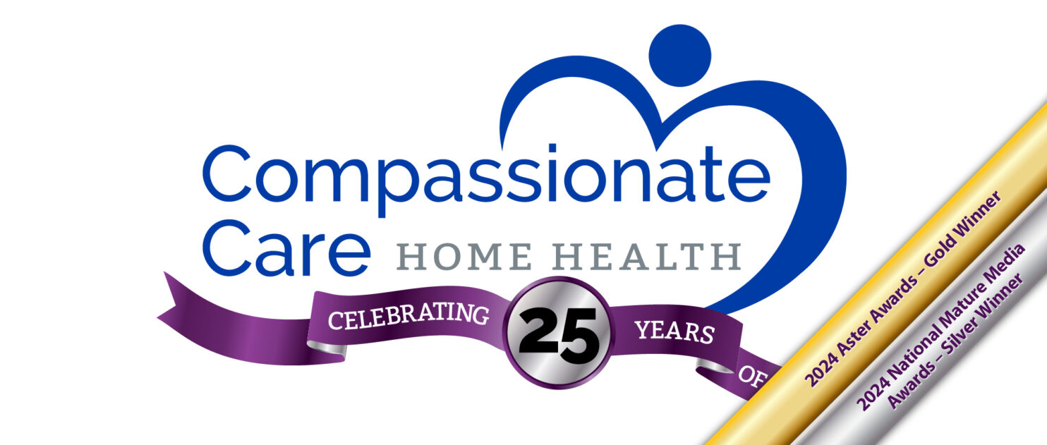 Compassionate Care Home Health - 25th Anniversary Logo