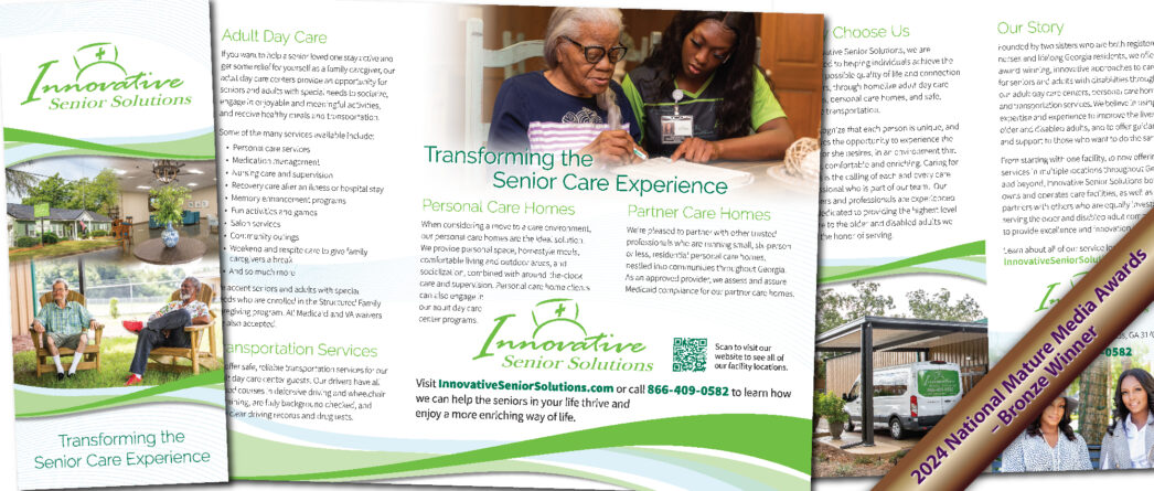 Innovative Senior Solutions award-winning brochure