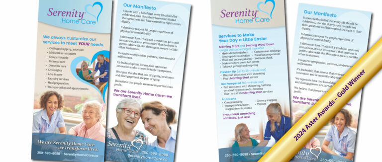 Serenity Home Care Rack Cards