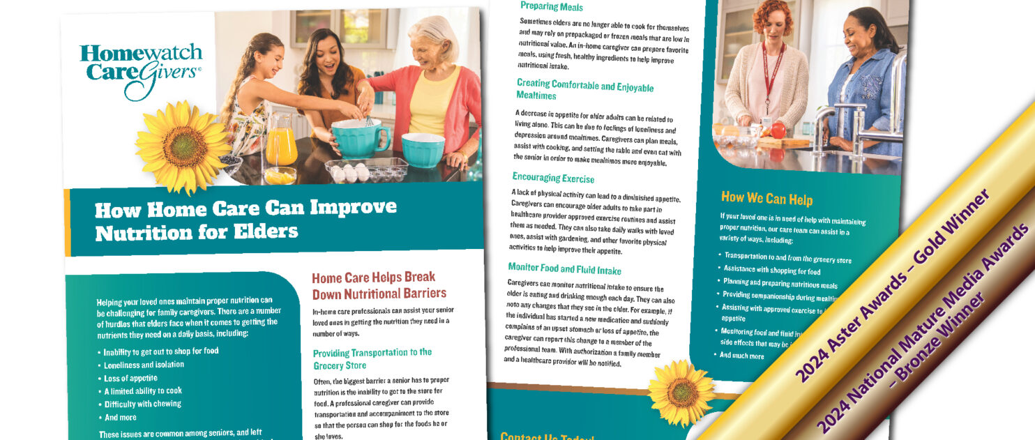 Homewatch Caregivers - Nutrition for Elders Flyer