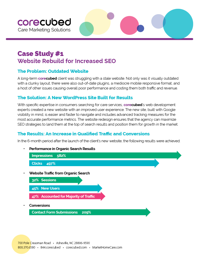 Case Study #1 - Website Rebuild for Increased SEO