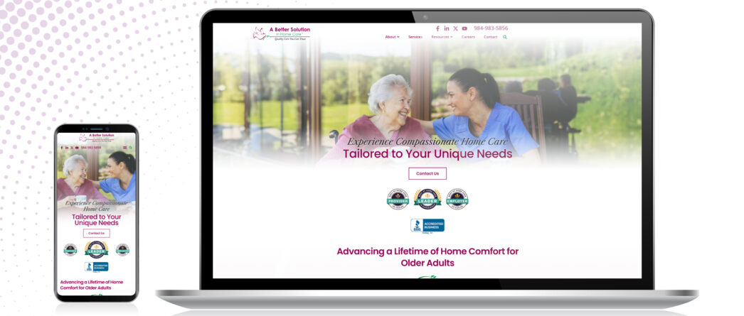 A Better Solution In-Home Care - new website