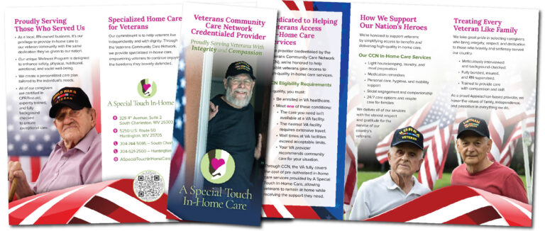 A Special Touch In-Home Care - veterans brochure