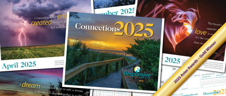 Responsive Home Care - MOST 2025 Calendar - 2025 Gold Aster Award Winner