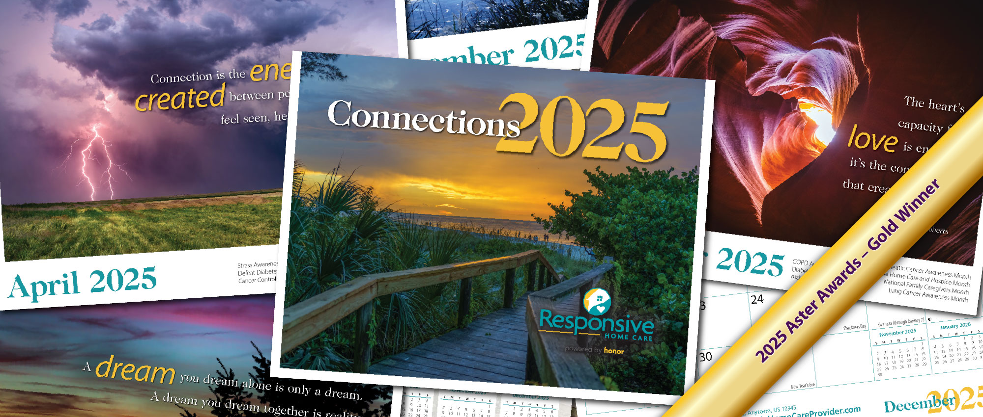 Responsive Home Care - MOST 2025 Calendar - 2025 Gold Aster Award Winner