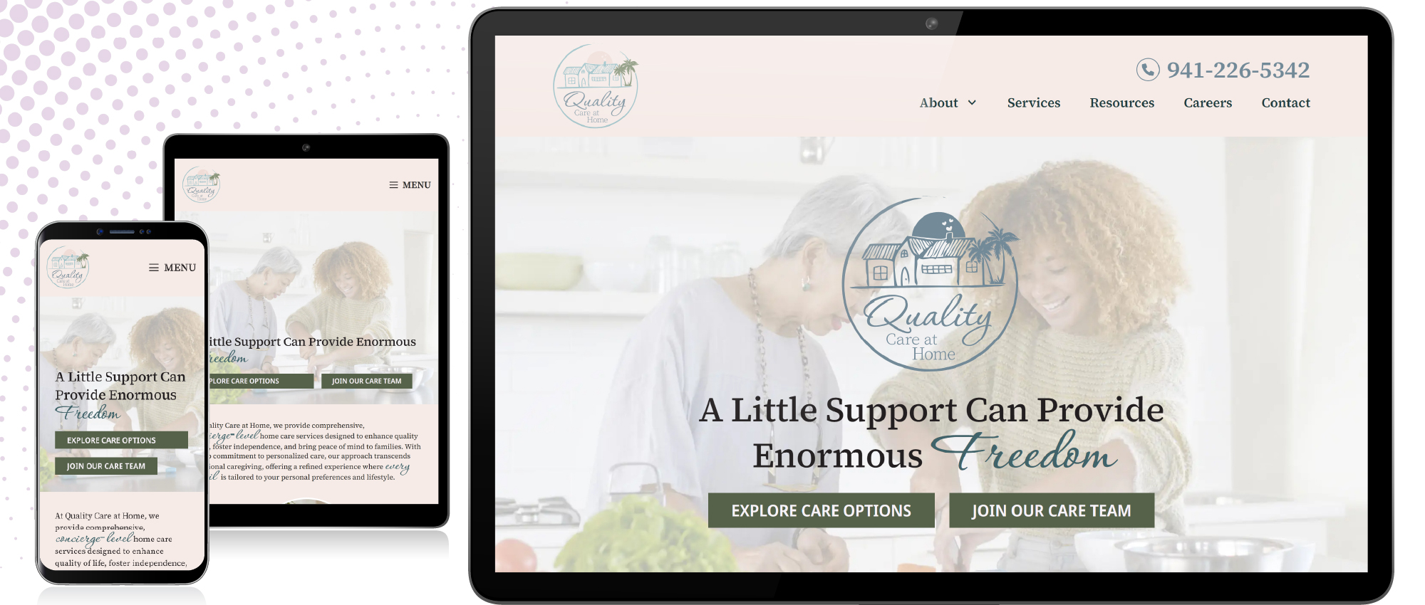 New Website for Quality Care at Home