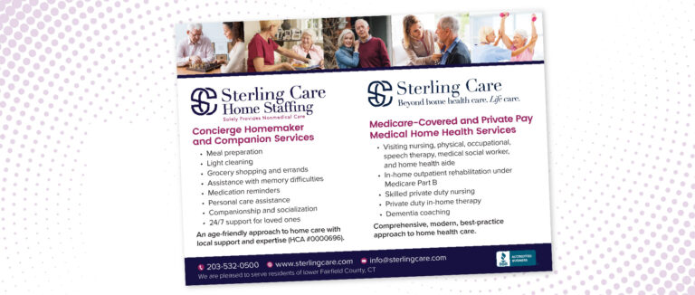 Print Ad for Sterling Care