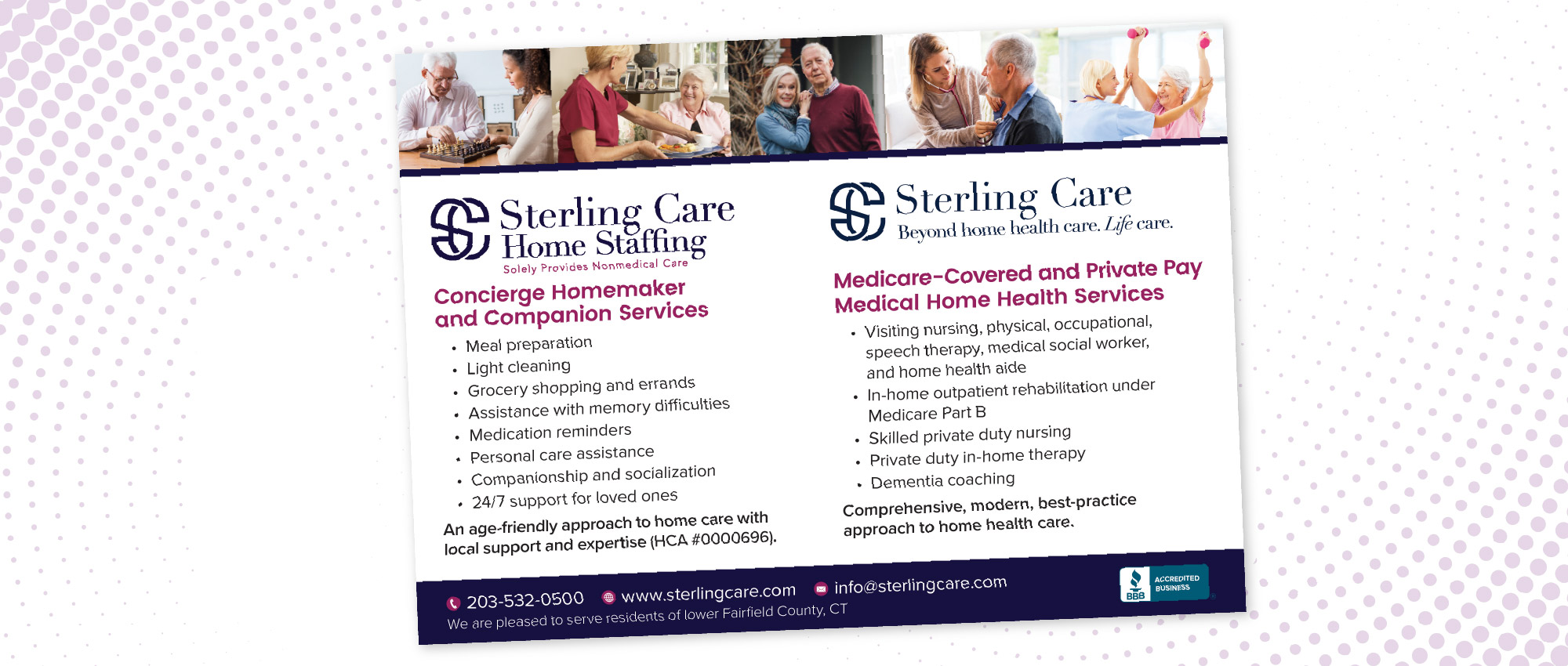 Print Ad for Sterling Care