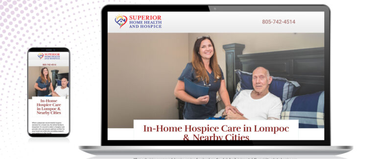 PPC Landing Page for Superior Home Health and Hospice