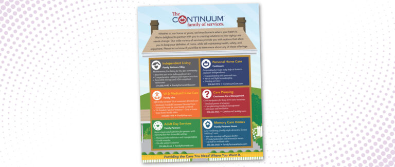 Continuum's Family of Services flyer
