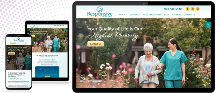 Responsive Home Care 2025 website