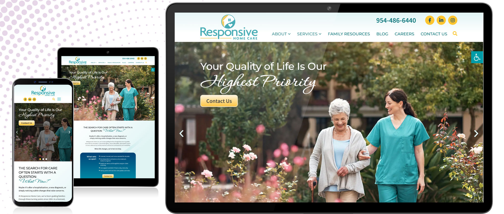 Responsive Home Care 2025 website